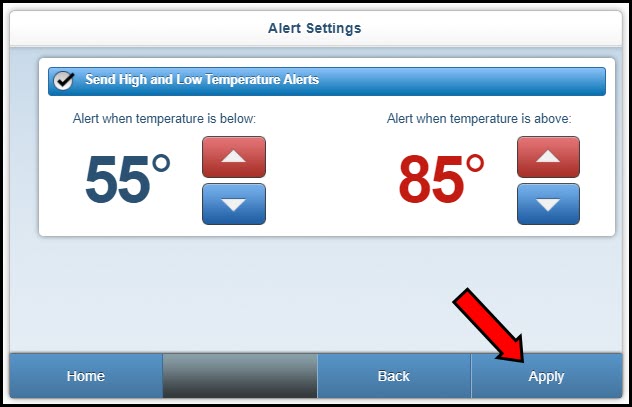 High Temperature Alerts